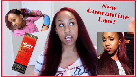 Consider dyeing your hair with cool or neutral shades of blonde if you are doing it at home. Dying Natural Hair Red | NEW QUARANTINE HAIR 💇🏾‍♀️ - YouTube