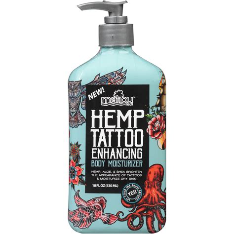 Malibu Tan Hemp Tattoo Enhancing Body Mosisturizer Fl Oz Walmart Com Walmart Com