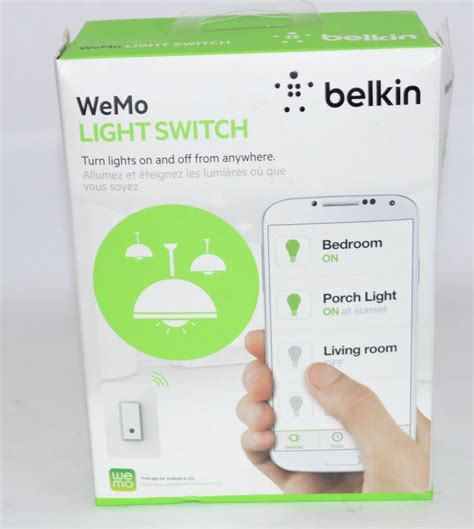 Belkin Wemo Light Switch Control Your Lights From Anywhere With The