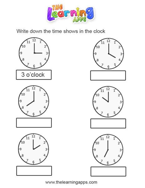 Telling Time Worksheets For Kids Time Telling Worksheets