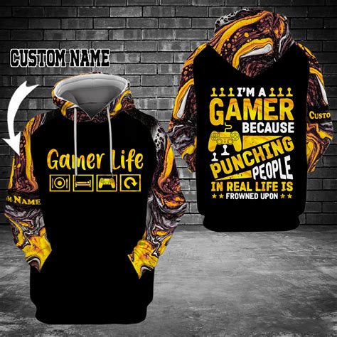 Im A Gamer Because Punching People In Real Life Is Frowned Upon Custom