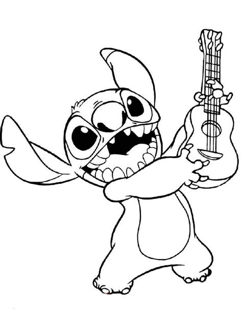 Stitch Coloring Pages Free Printable Stitch Coloring Pages Stitch