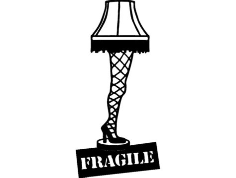 Leg Lamp Coloring Page Coloring Pages