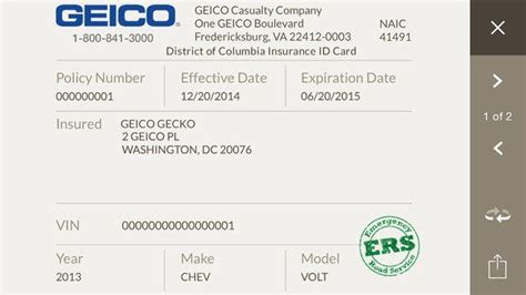 The company primarily offers deals on auto insurance, but they offer home and renters insurance separately and. Insurance Identification Card Template Best Of Geico Insurance Card Template in 2020 | Card ...