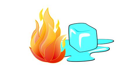 Clipart Fire And Ice