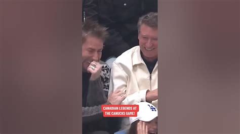 Wayne Gretzky And Chad Kroeger Took In The Canucks Game Together 🇨🇦