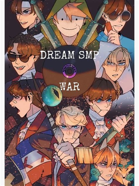 Dream Smp Posters Dream Smp War Poster Rb1106 Dream Smp Store