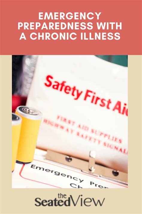 Emergency Preparedness With A Chronic Illness Or Disability The