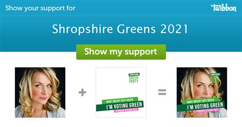 shropshire greens 2021 support campaign twibbon