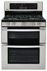 Double Oven Gas Range Stainless Steel Photos