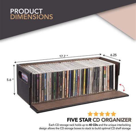 Stock Your Home Cd Storage Box With Powerful Magnetic Opening Cd Tray