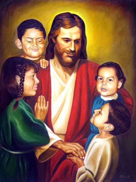 Jesus Con Los Niños A Photo On Flickriver