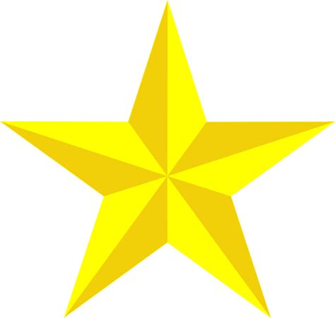 별 노란색 Pixabay의 무료 벡터 그래픽
