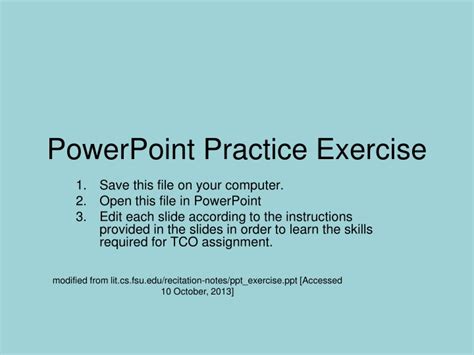 Ppt Powerpoint Practice Exercise Powerpoint Presentation Free