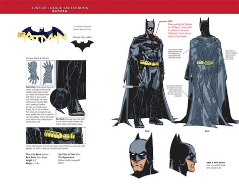 Justice League Sketchbook Batman Dc