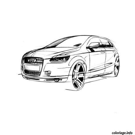L'audi r8 tire son nom de la voiture de course homonyme, victorieuse aux 24 heures du mans. Coloriage Audi Q5 Dessin Voiture à imprimer