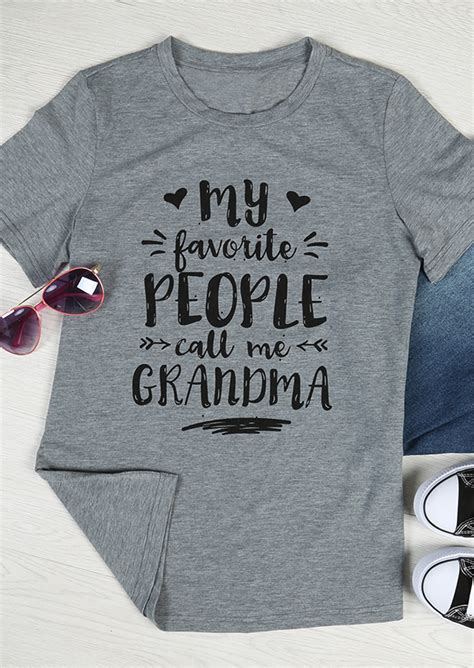 My Favorite People Call Me Grandma T Shirt Fairyseason