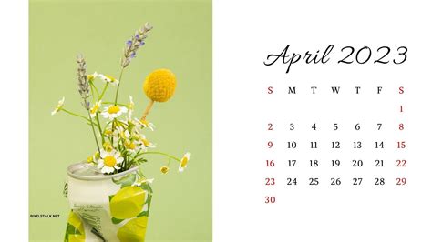 Download April Desktop Wallpaper Cute Calendar By Michelerivera