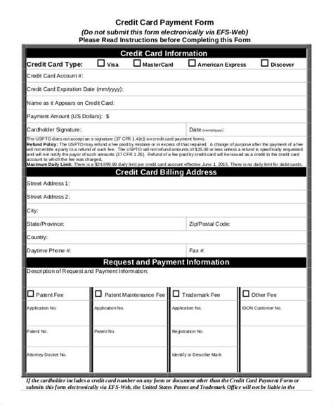 Check spelling or type a new query. Credit Card Authorization Form Template - 10+ Free Sample, Example, Format | Free & Premium ...