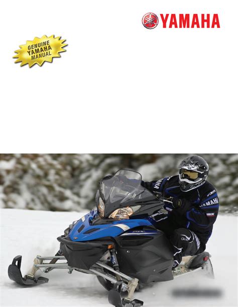 2011 Yamaha Apex Se Xtx Snowmobile Service Manual