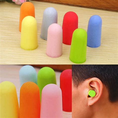 20 Pairs Soft Classic Foam Ear Plugs Travel Noise Reduction Prevention