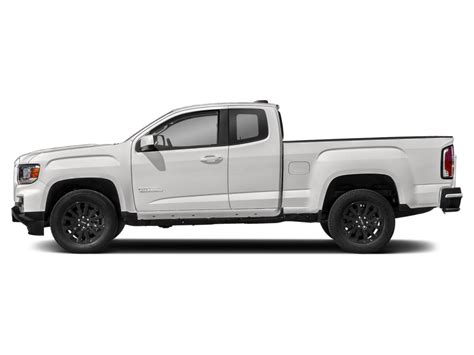 New 2022 White Gmc Extended Cab Long Box 2 Wheel Drive Elevation Canyon