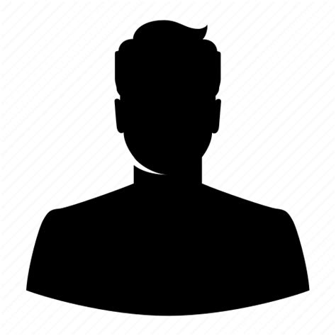 Avatar Haircut Head Male Man Silhouette User Icon Download On