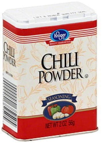 Skyline chili has been serving its famous, secret recipe chili since 1949. Kroger Chili Powder - 2 oz, Nutrition Information | Innit