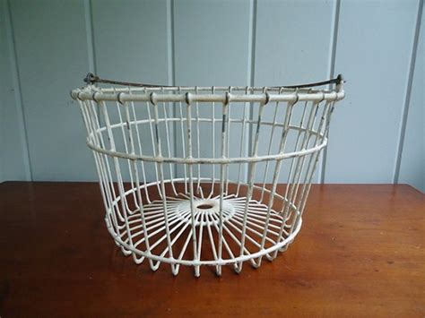Reserved For Jennine Vintage Egg Wire Basket Egg Crate Etsy Egg