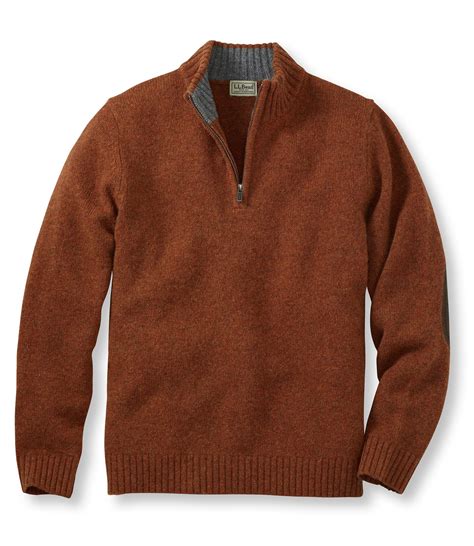 Shetland Wool Sweater Quarter Zip Knitwear Men Best Mens Sweaters