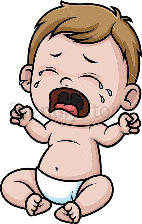 Infant Cartoon Crying Baby Crying Cartoon Png Transparent PNG X Free Download On NicePNG