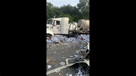 I-75 covered in Coors Light after semis collide in Hernando County