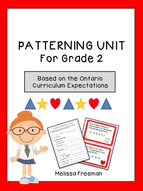 Patterning Unit Grade 2 Ontario 2nd Grade Math 2nd Grade Math