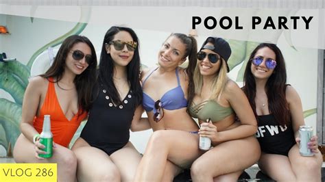 Crazy Pool Party In South Beach Miami Vlog Spring Break Vlogs Youtube