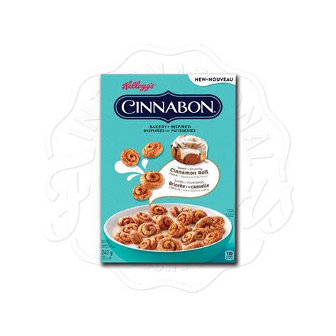 Kelloggs Cinnabon Cinnamon Roll Cereal 247g Flavers International