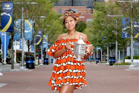 She has been ranked no. Naomi Osaka's 2020 US Open Head Wrap and Orange Dress ...
