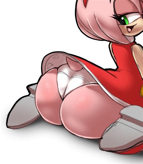 Rule 34 1girls Accessory Amy Rose Anthro Ass Big Ass Bottom Heavy Butt Clothed Clothes