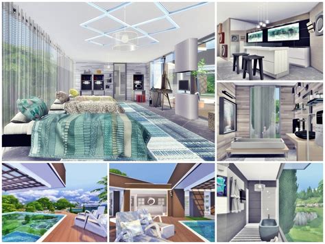 Moniamay72 • Sims 4 Houses The Sims 4 Cc House ♥ Download Modern