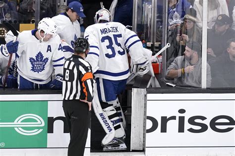 Maple Leafs Goaltender Petr Mrázek Out At Least Six Weeks With Groin