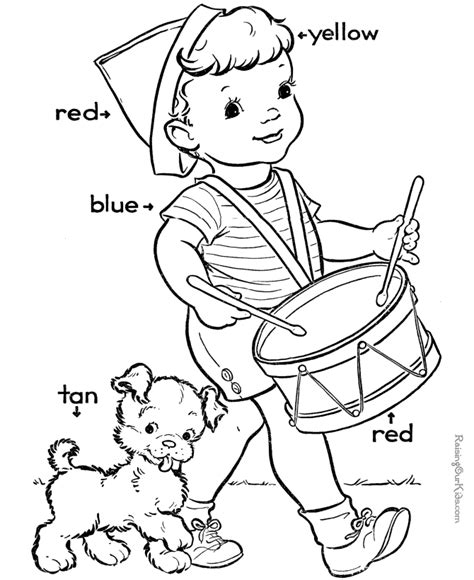 Color Worksheets For Preschool Coloring Home