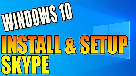 Here we have some solutions you may apply to fix the issue. How To Install & Setup Skype Desktop App On Your Windows ...