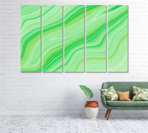 Green Wall Art Canvas Print Decor Green Bedroom Wall Decor Etsy