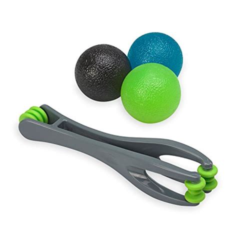 Gaiam Restore Deluxe Hand Therapy Massage Kit Hand Therapy Massage Balls And Dual Finger Massager