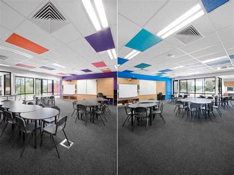 St Marys Primary School Colorful Ceiling Interior Collaborative