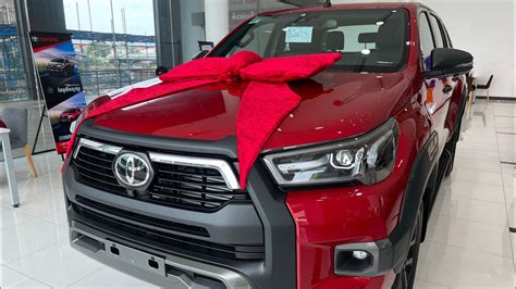 New 2022 Toyota Hilux Revo Red Color 28 Liter Exterior And Interior