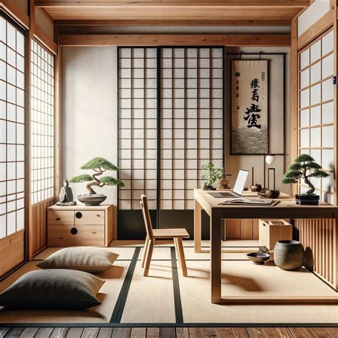 Zen Inspired Workspace Embrace Tranquility With A Japanese Style Home