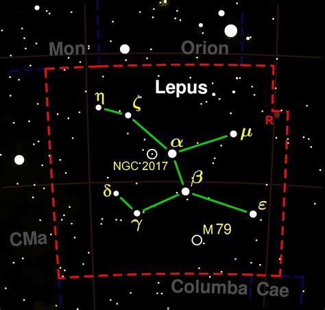 Astronomia Lepus Lebre