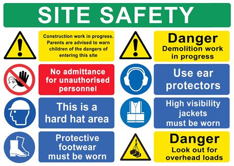 Buy Building Site Safety Construction Signs Boards And Safety Scaffolding