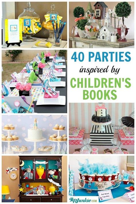 40 Popular Childrens Book Birthday Parties Book Birthday Parties