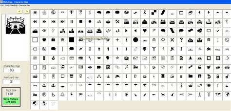 Font Character Map Viewer By Agf